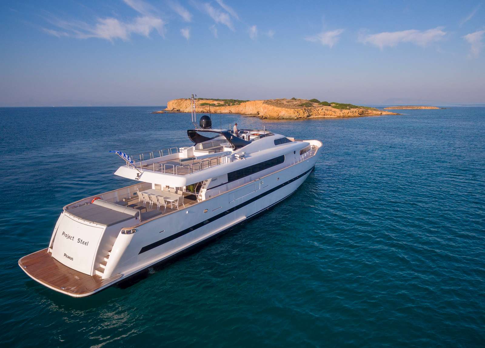 Megayacht Bugari 112 Project Steel