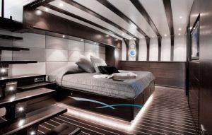 6728_Semaya Motor Yacht for charter in Ibiza master cabin