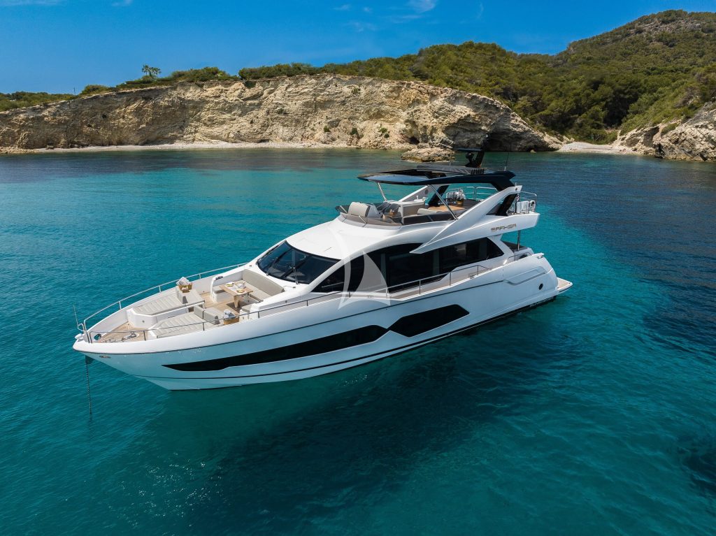 Luxury yacht Sunseeker 76 “Saahsa”