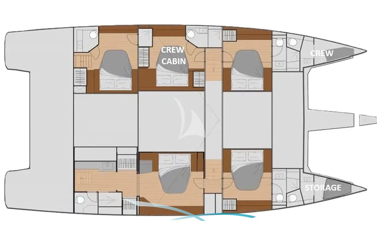 Fountaine Pajot “Armen” – deck plan