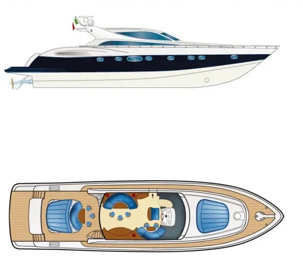 Alfamarine “Nina” – deck plan